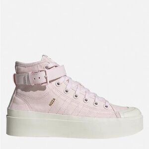 Adidas Nizza Bonega Mid Shoes Almost Pink / Off White NWT Sz 7.5